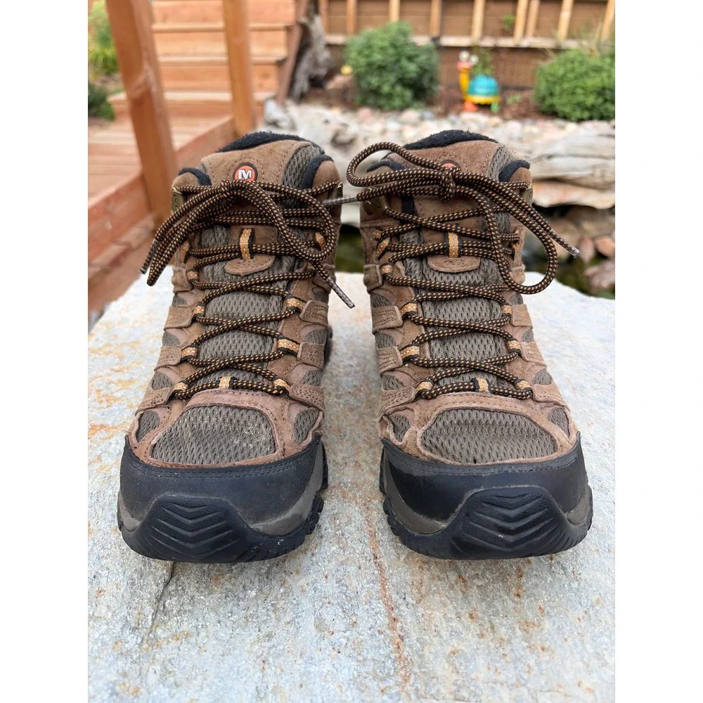 Merrell Moab 3 Mid Waterproof Mens Hiking Boots Brown J035839Z Size 7